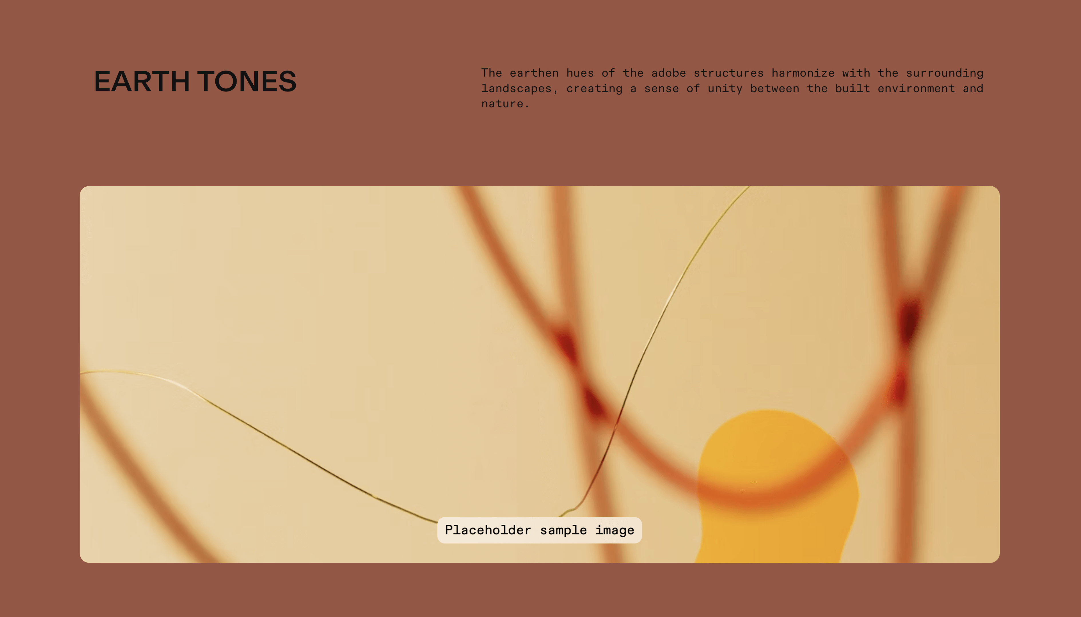 Clay Theme Template – Image Statement Section