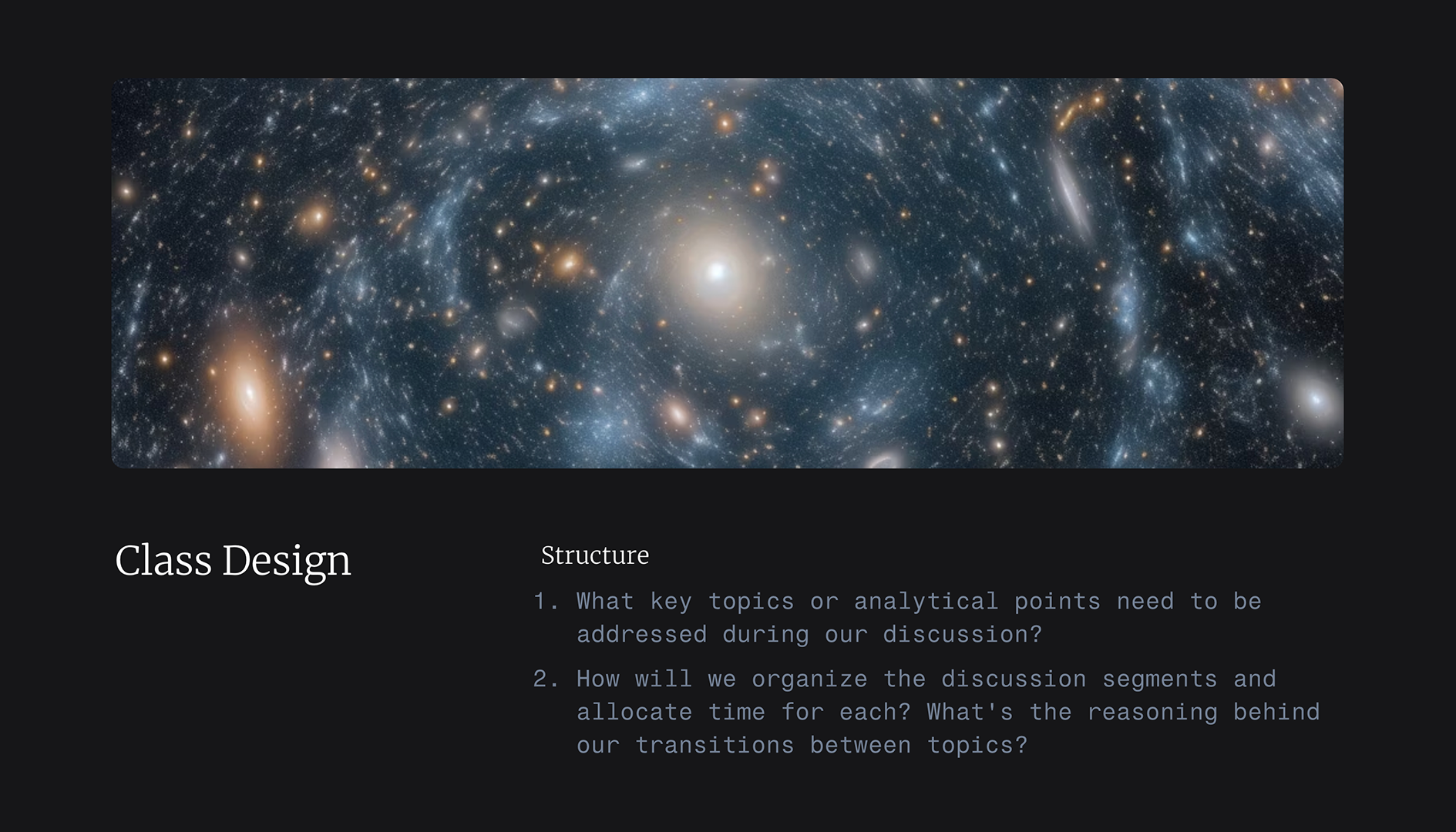 Lesson Plan Template - Class Design